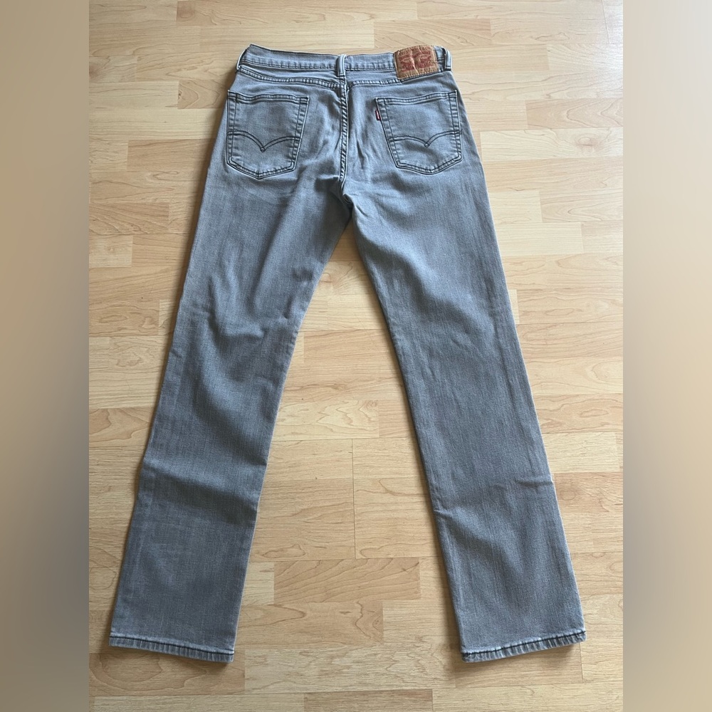 Levi’s 514 33x34 grey stretch jeans